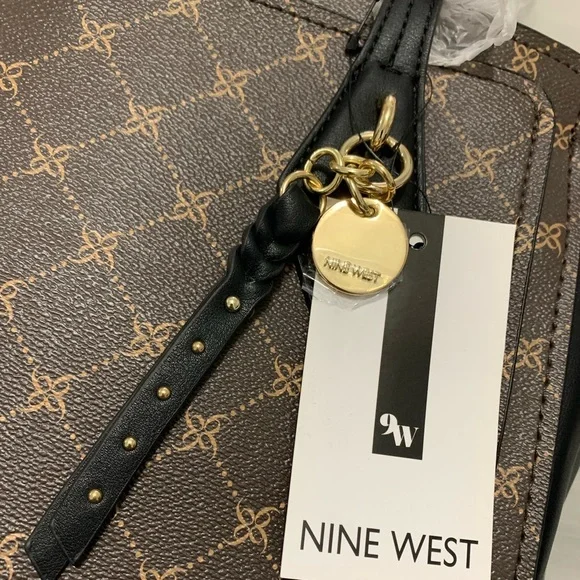 NWT Nine West Jet Set Paisley Tote Crossbody Shoulder Bag - Picture 12 of 12